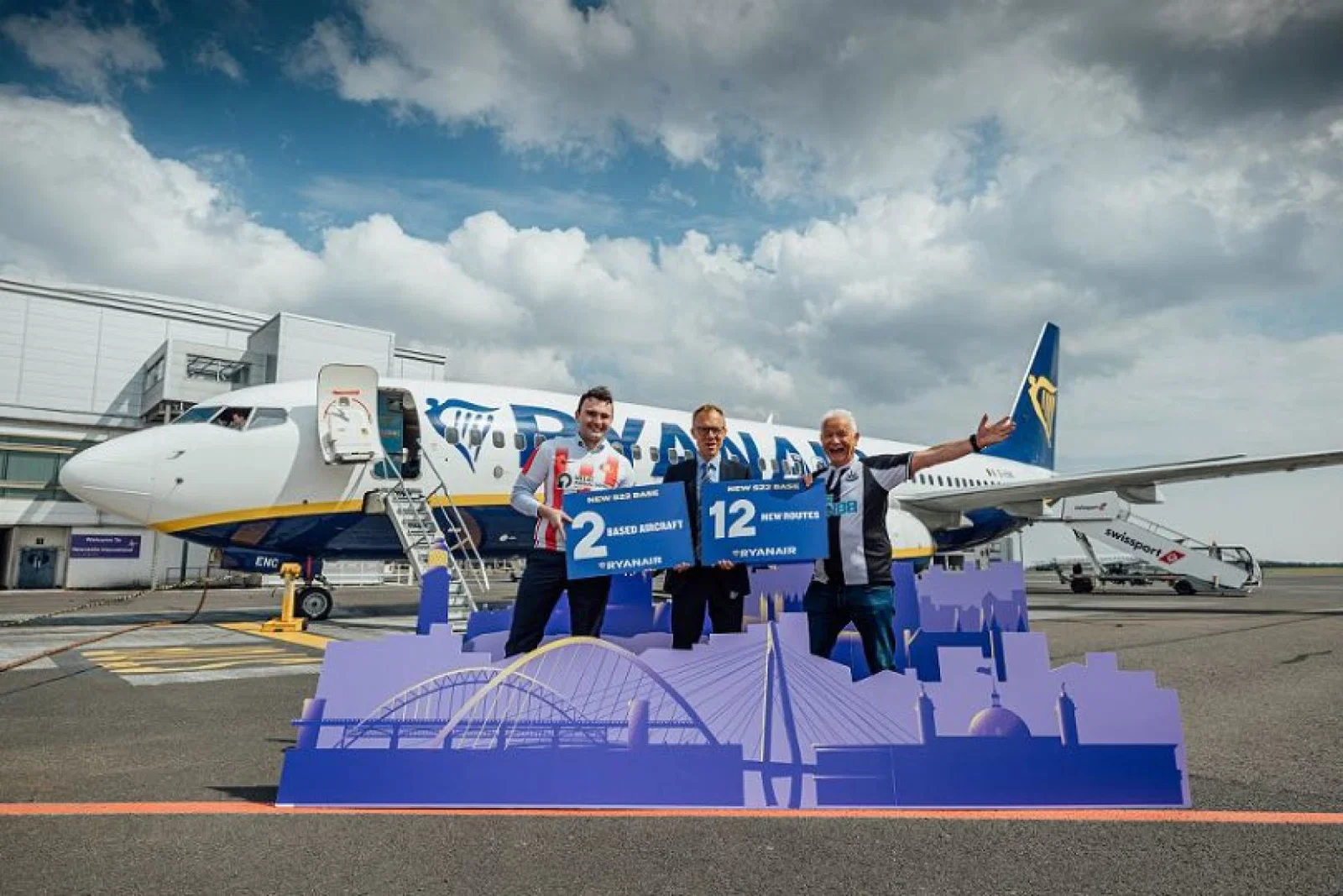 Ryanair will open a base at Newcastle International for summer 2022