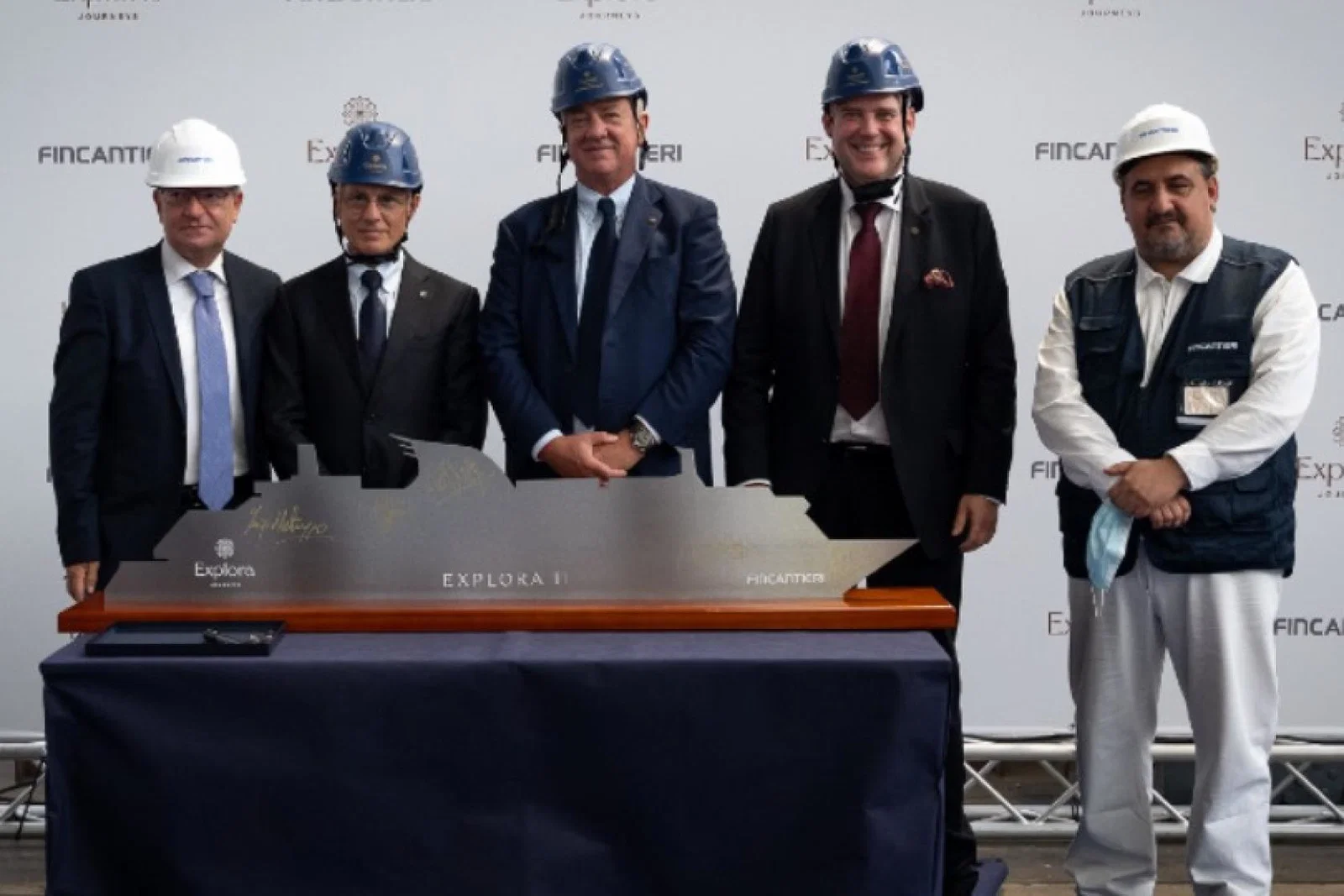 Work has started on Explora II which is due to begin sailing in spring 2024 (credit Ivan Sarfatti)