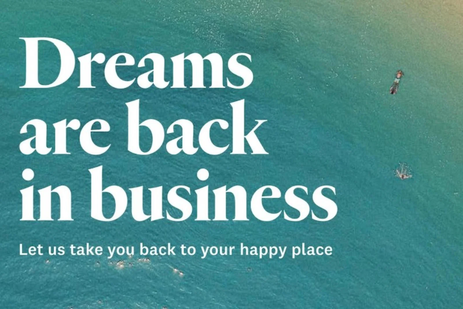 The Advantage Dreams Are Back In Business campaign