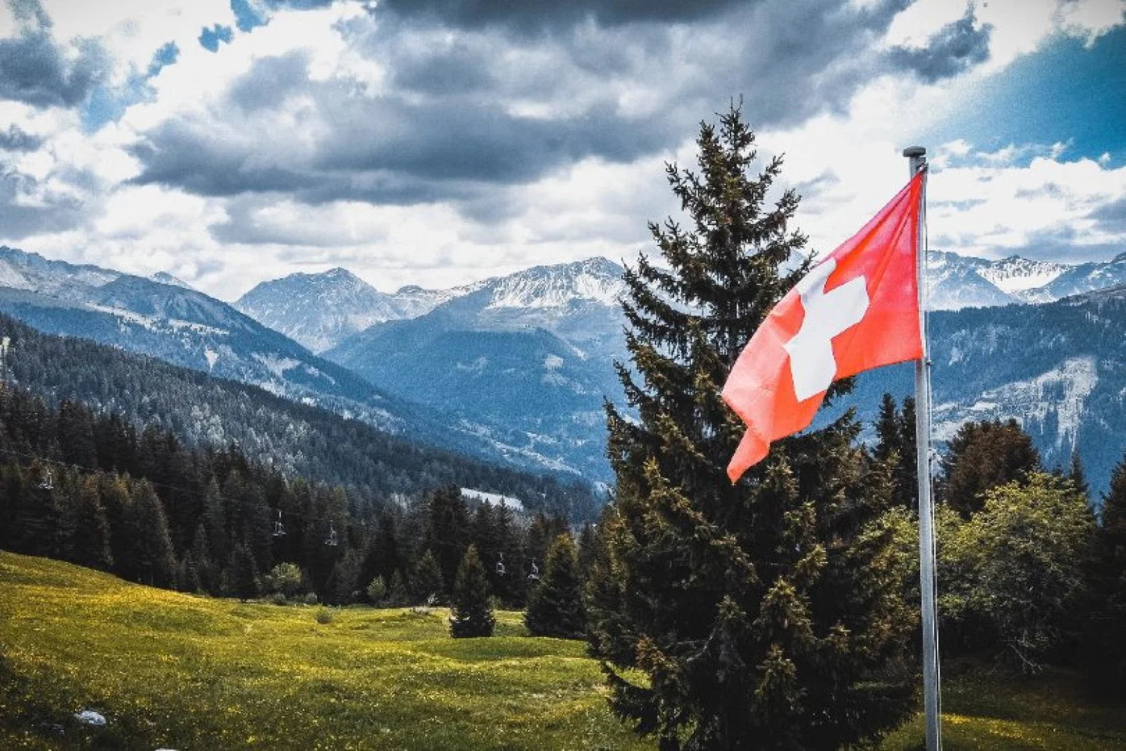 A passenger locator form will only have to be completed by those travelling to Switzerland by plane or on a long-distance bus service (Credit: Janosch Diggelmann / Unsplash)