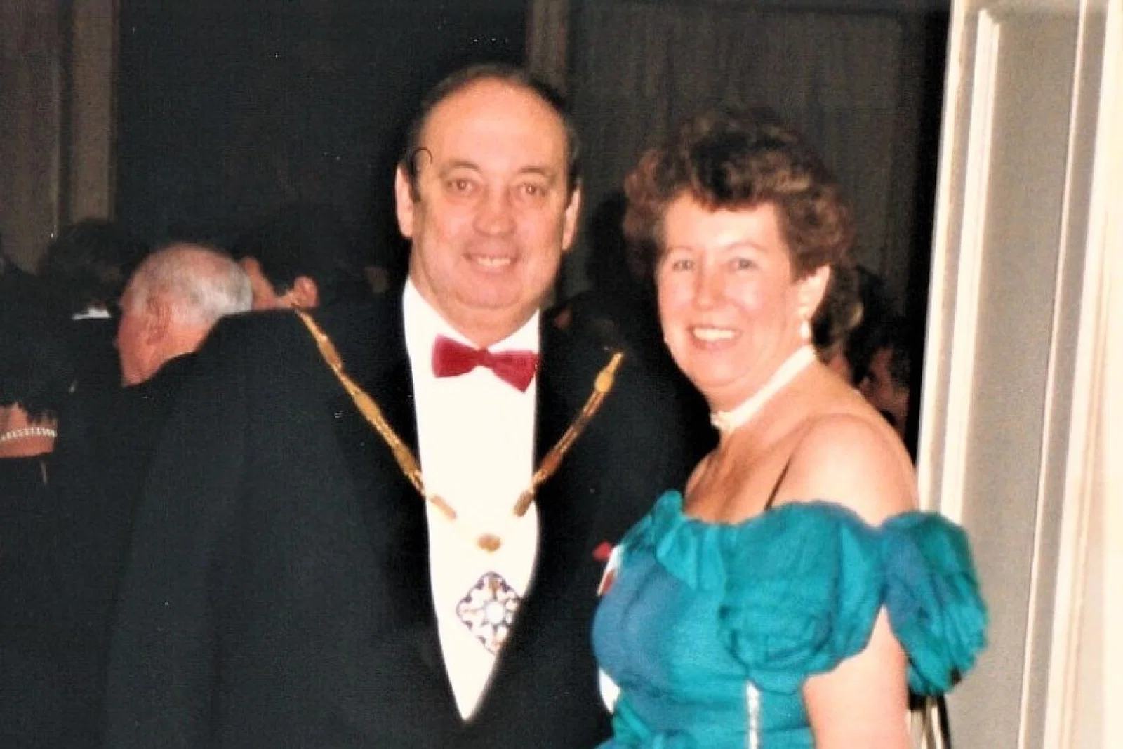 Jack Smith, former Abta president, pictured with his wife Betty at the 1986 Abta Convention (Image courtesy of Esther Betton)