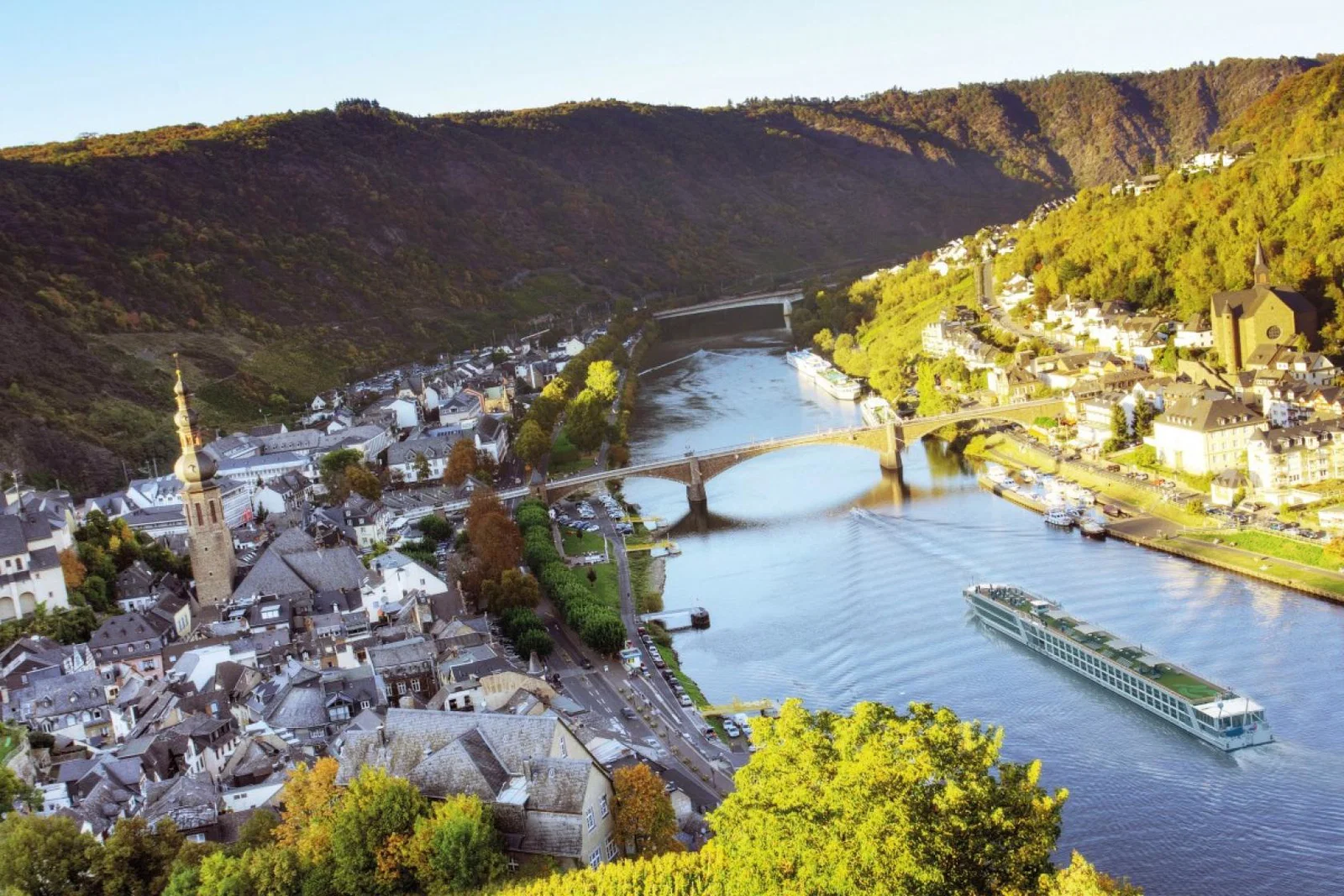 Guests on Emerald's 11-Day Grand Danube sailing can take guided bike tours with views of the Austrian Danube