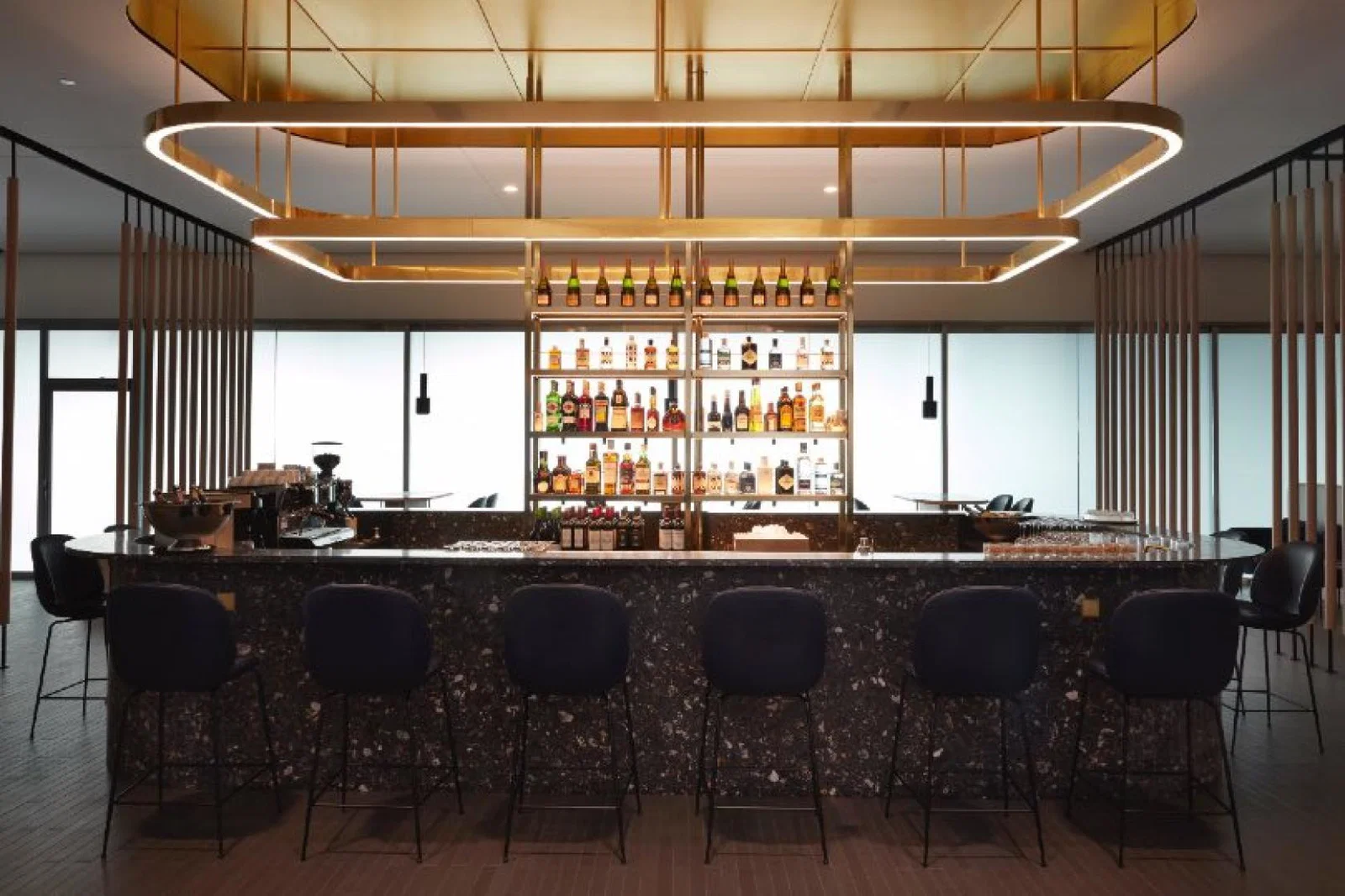 Finnair's Platinum Wing lounge in Helsinki airport has reopened