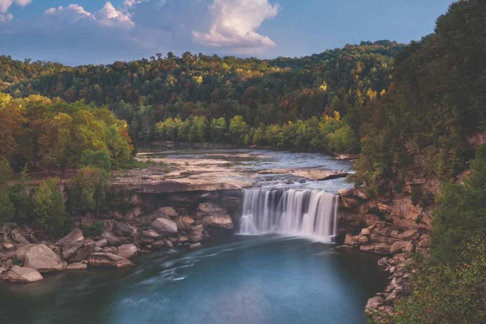 Cumberland Falls, known as “The Niagara of the South”