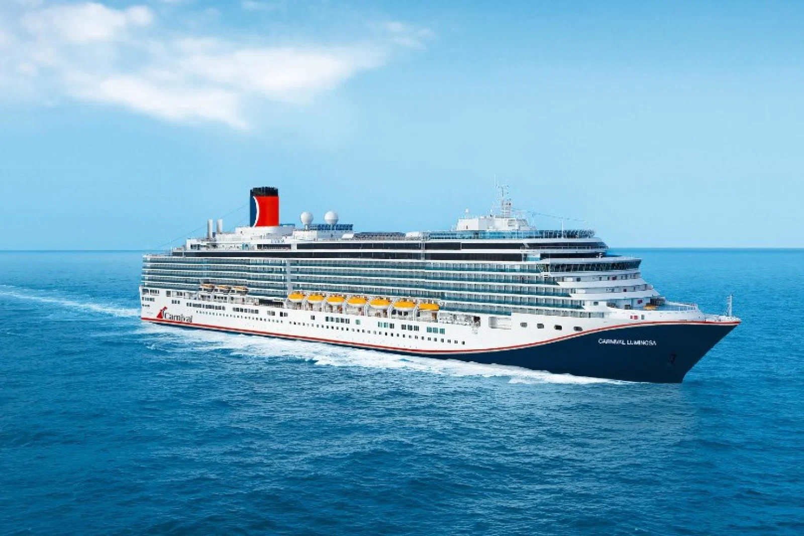 Carnival Luminosa arrived in Queensland, Australia on Monday (31 October)