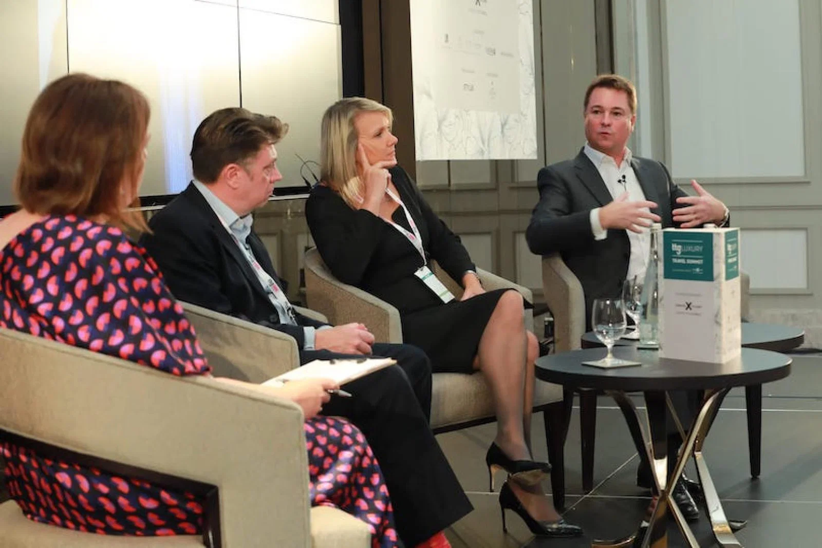 The luxury supplier panel at the TTG Luxury Summit