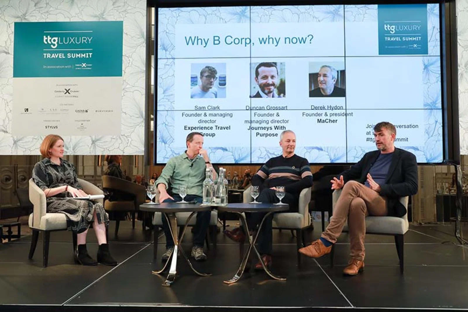 The panel discussed the impact B Corp certification has made on their businesses