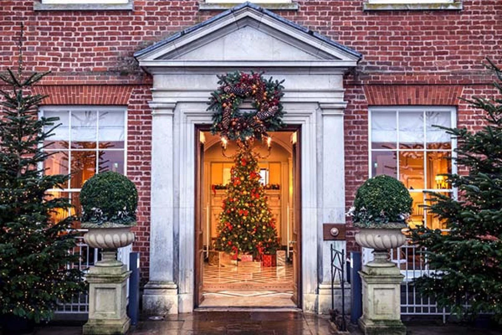 The manor house at Four Seasons Hotel Hampshire dates to 1728  