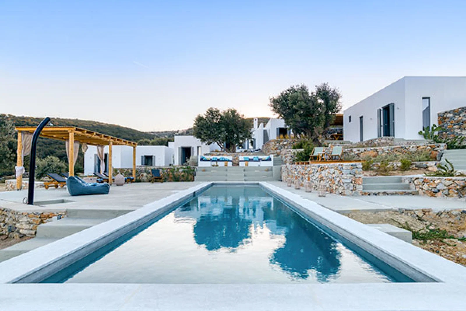 The five-bed Villa Philia in Paros is available for rent exclusively through Le Collectionist 