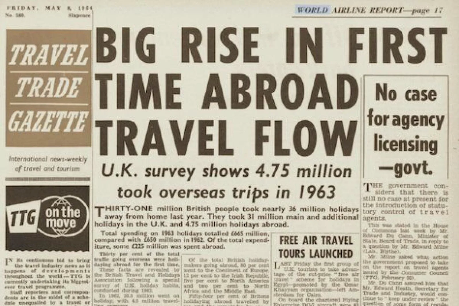 TTG at 70: All hail the package in the Swinging Sixties