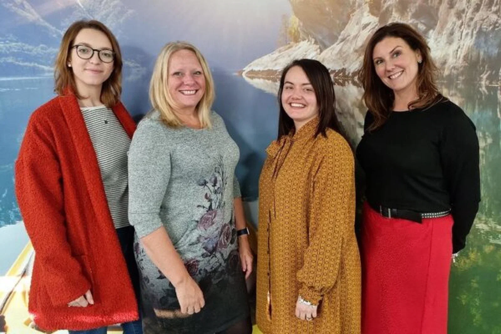 The Inghams agency sales team (L-R): Nikita Crane, Julie Franklin, Sasha Darling and Laura Harrison