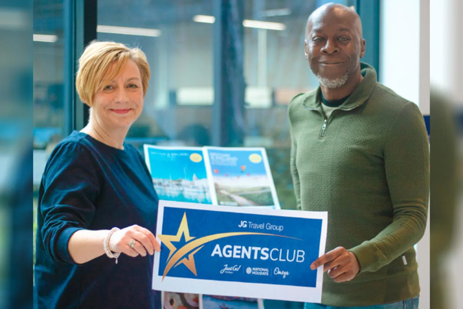 (From left) Claire Dutton, trade sales manager, and Chris Agbaosi, partnership administrator
