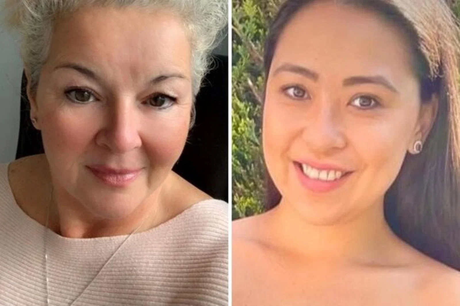 (From left) Sharon Williams and Michelle Laldenga