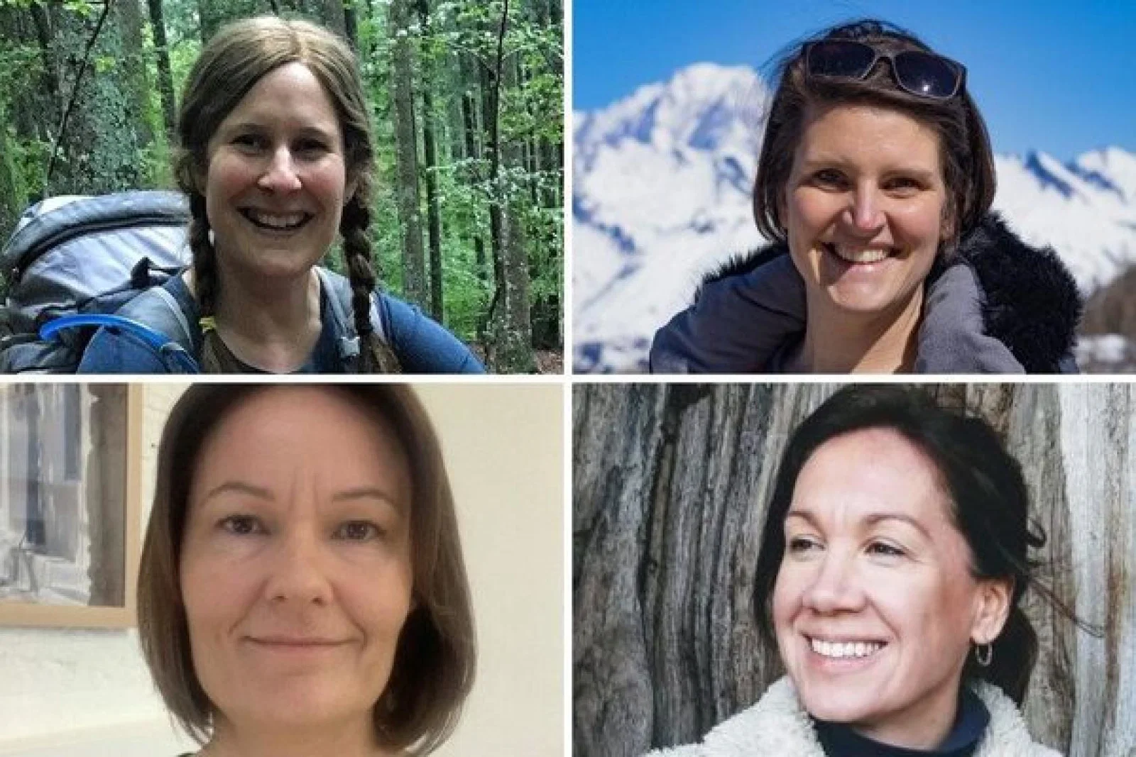 (Clockwise from top left) Hannah Methven, Prue Stone, Krissy Roe and Ruth Woodall