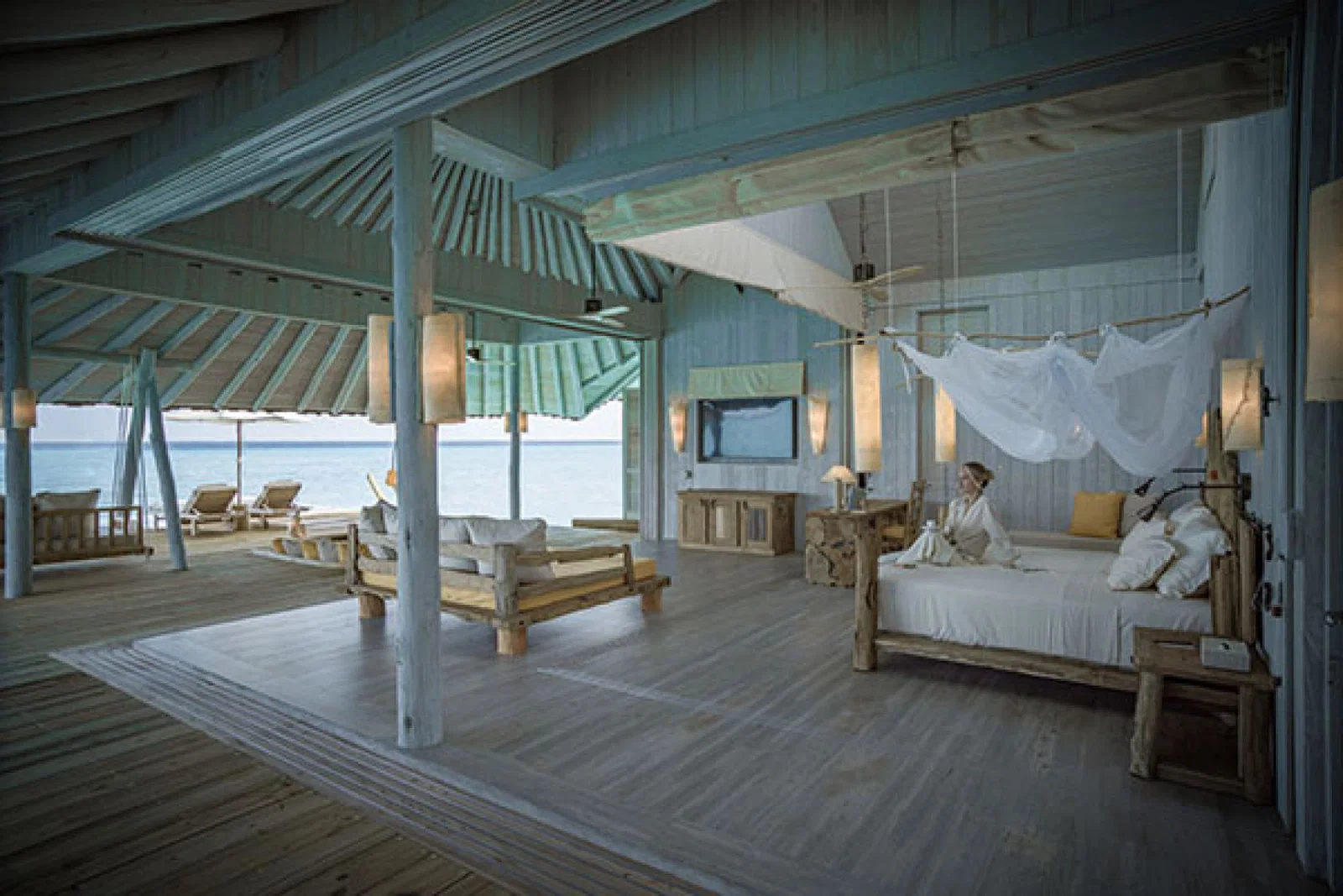 One of the 14 villas at Soneva Secret 2024