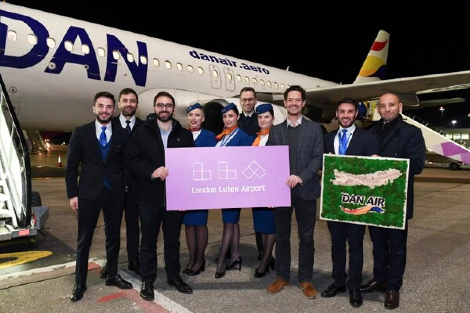 Dan Air launches its Luton service