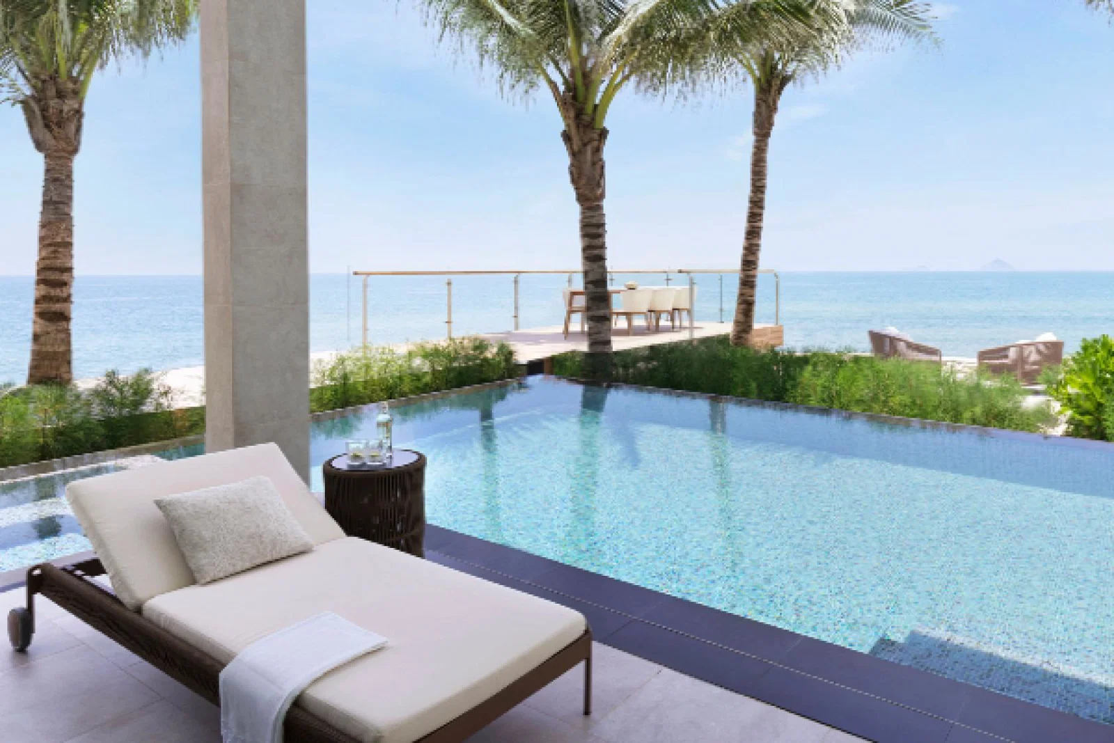 An Oceanfront Villa pool at Gran Melia Nha Trang