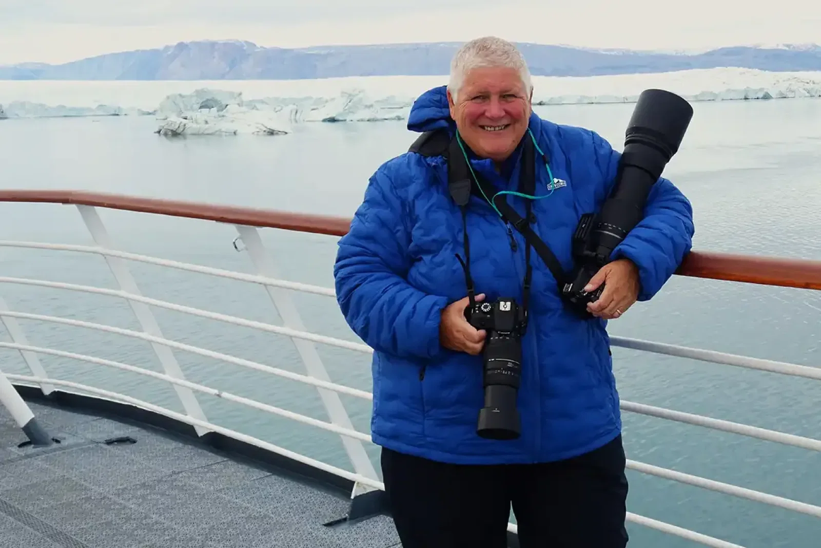 Sally Dixon onboard MS Fram with HX Expeditions