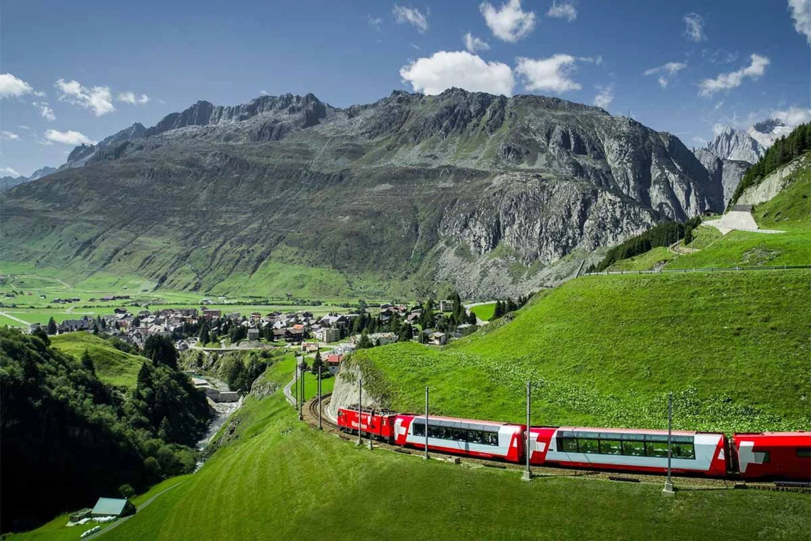 Clients can travel on Switzerland's Glacier Express with Railbookers