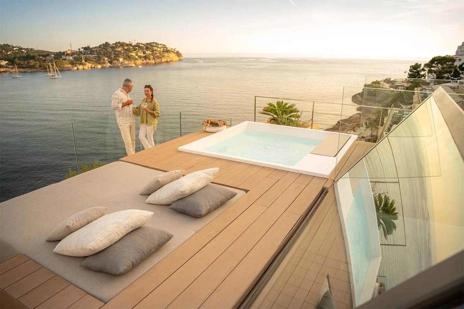 Clients can unwind by the beach at Iberostar Selection Jardin del Sol Suites