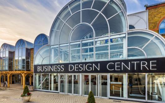 Exterior entrance view of Business Design Centre