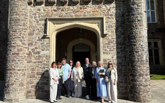 Sam Smith Travel team at event in Hensol Castle, Wales