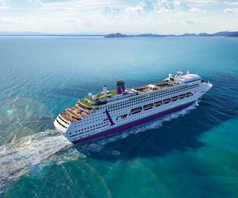 An image of Ambassador Cruise Line ship Ambiance at sea