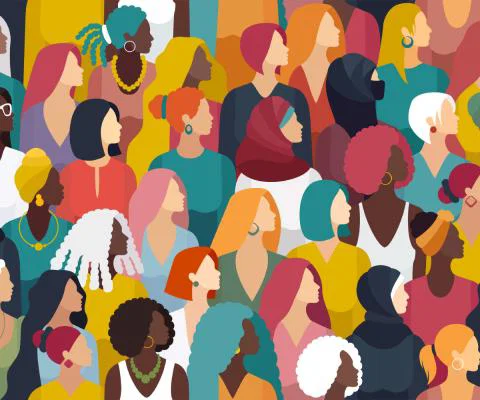 Women representing a range of ethnicities and ages 