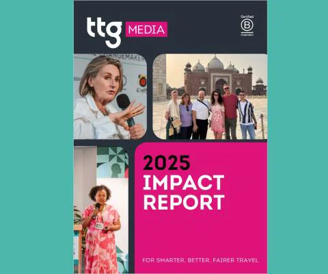 Front cover of TTG Media's Impact Report 2025