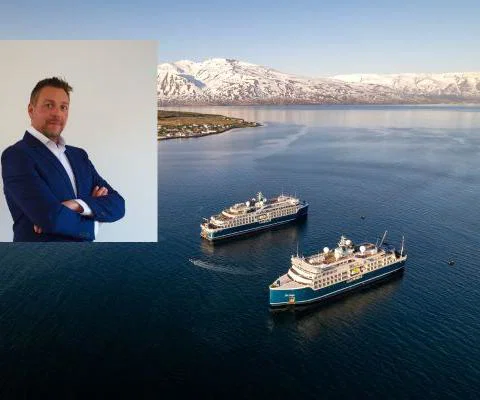 Mario Bounas with Swan Hellenic ships