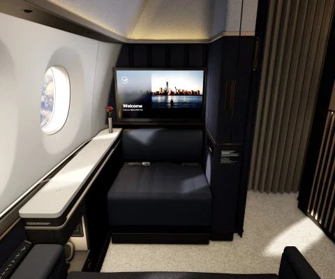 The new Lufthansa Allegris First Class Suite