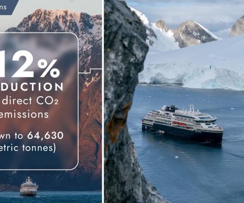 HX Expeditions has reported a 12% reduction in direct CO2 emissions 