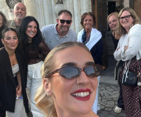 Group of people smiling 