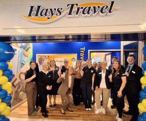 Team at Blackburn branch, Dame Irene Hays and CCO Jonathon Woodall-Johnston