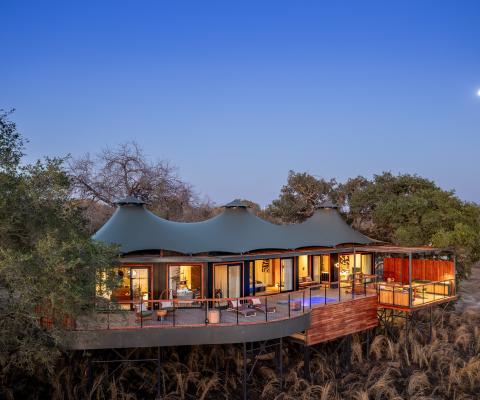 Anantara Tented Camp Kafue River Villa Exterior