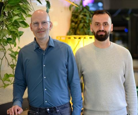 Above: a&o founder and CEO Oliver Winter (left) is joined by ESG Director Arben Maliqi
