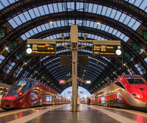 Milan central rail station