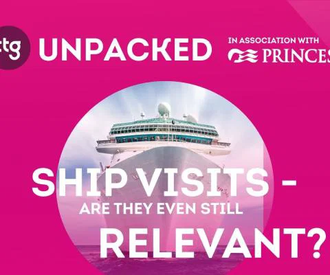 Podcast image asking if ship visits are still relevant?