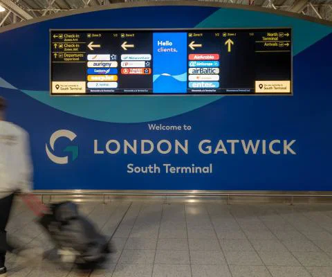Gatwick airport interiors