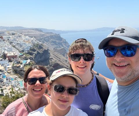 Rich Rochester from Go Cruise & Travel with family