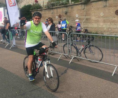 John de Vial on London to Brighton cycle
