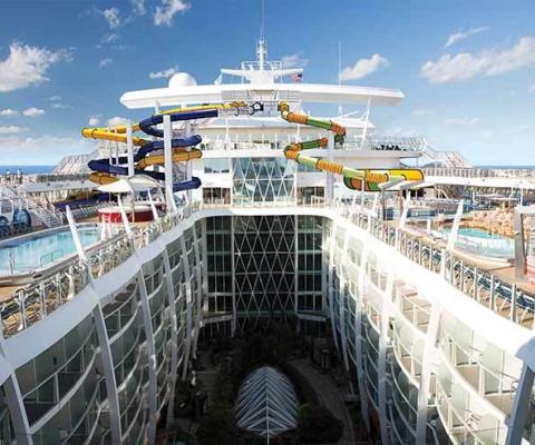 Harmony of the Seas Perfect Storm slides