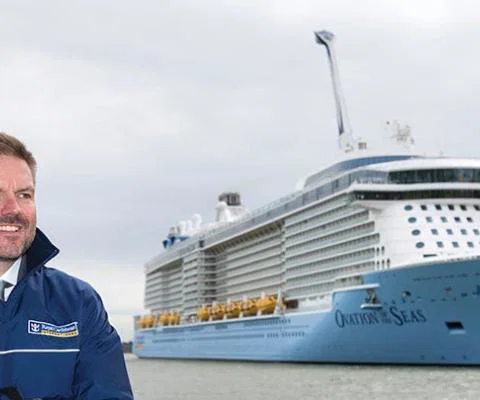 Leven and Ovation of the Seas arrival