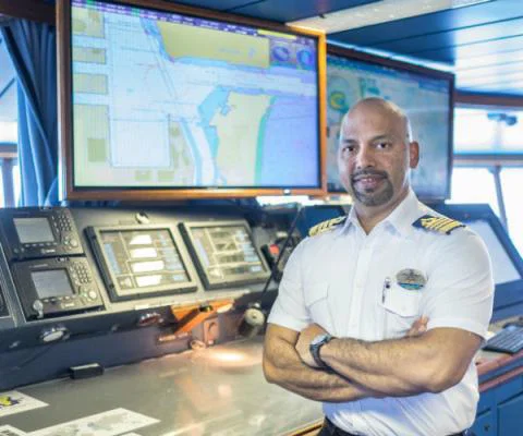 Captain Aris Medina Captain of Royal Caribbeans Navigator of the Seas 2
