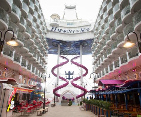 Harmony of the Seas boardwalk