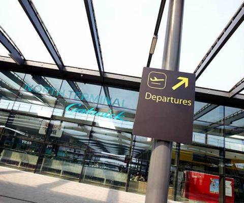 Gatwick north terminal upper forecourt