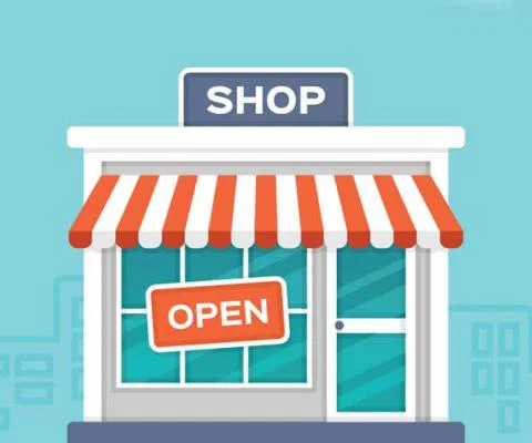 shop front graphic