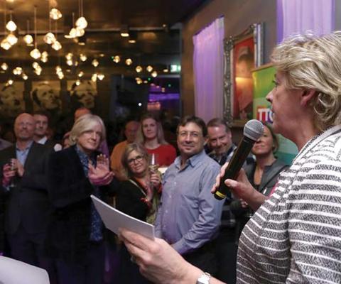 Jo Rzymowska talking at TTG LGBT 2016