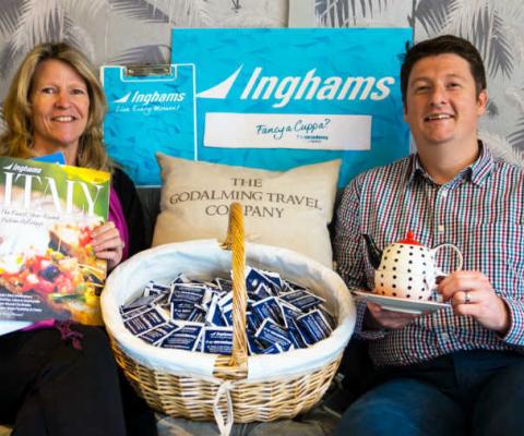 Simon McIntyre celebrates launch of The Academy with Amanda Gore.jpg