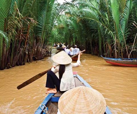 South East Asia river boat ride